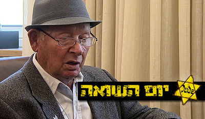 ניצולי זוועות השואה משחזרים מול ראש הממשלה בנימין נתניהו