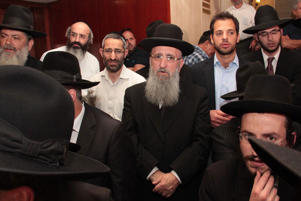 אריה דרעי חגג ברית לנכד, אלי ישי נעדר • תמונות