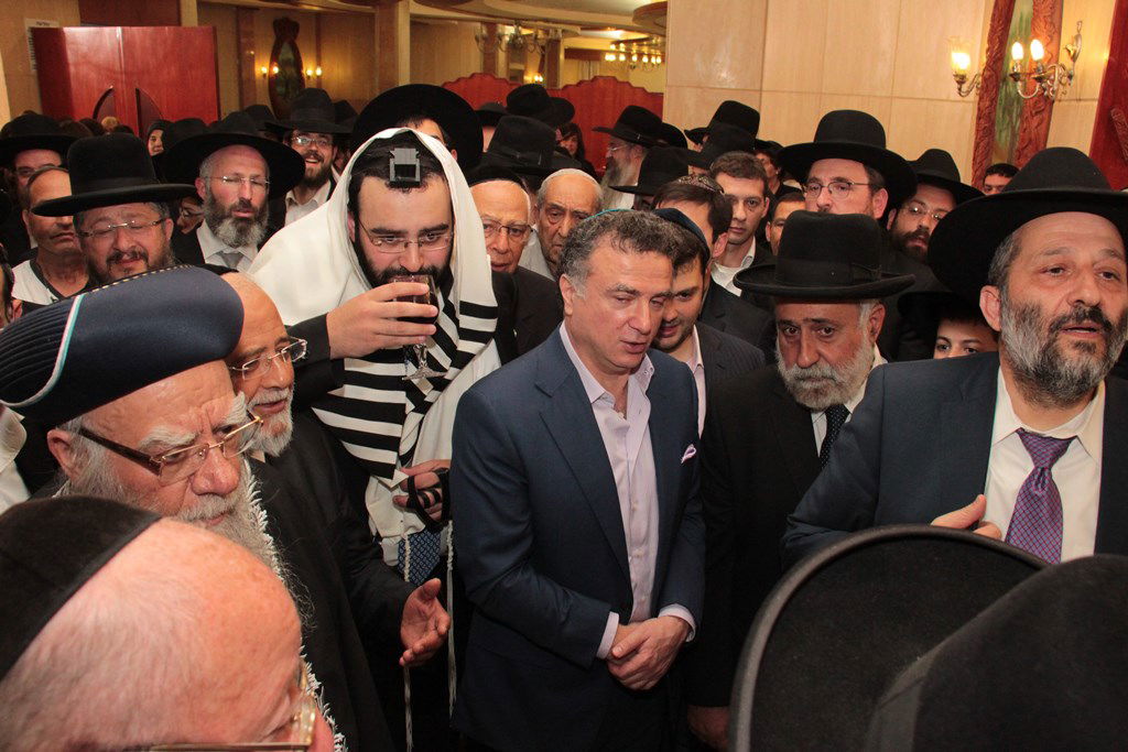 אריה דרעי חגג ברית לנכד, אלי ישי נעדר • תמונות