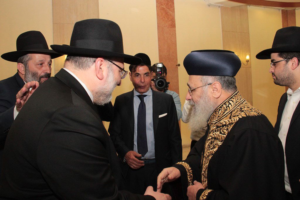 אריה דרעי חגג ברית לנכד, אלי ישי נעדר • תמונות