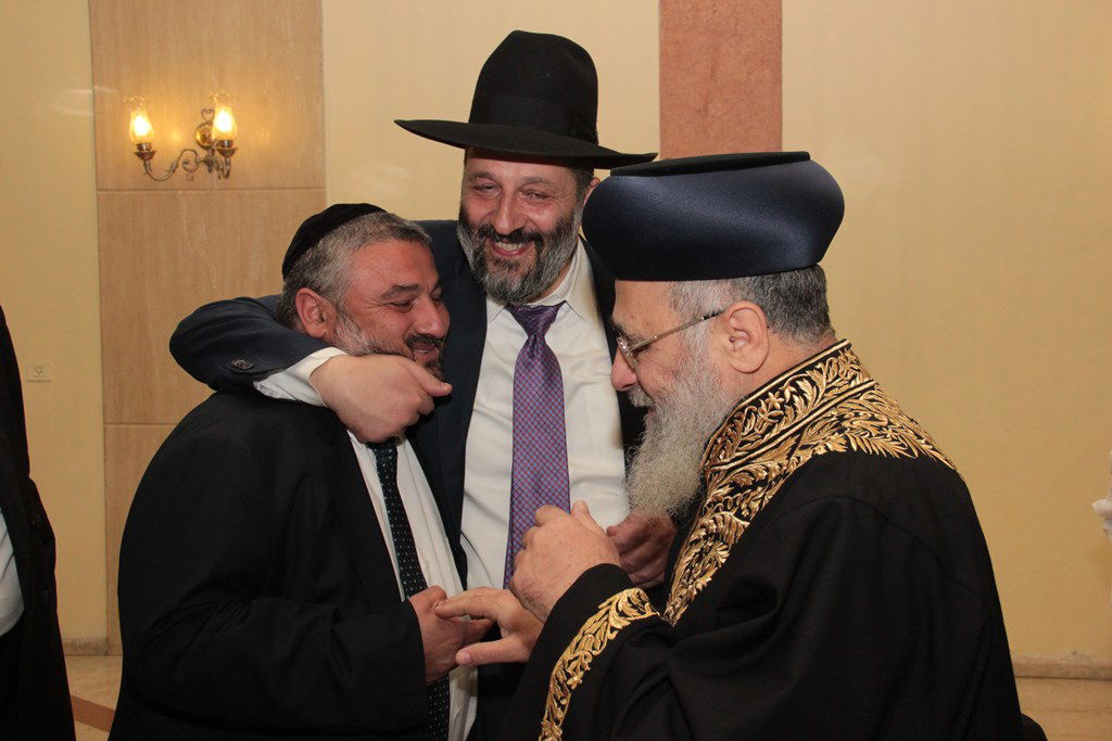 אריה דרעי חגג ברית לנכד, אלי ישי נעדר • תמונות