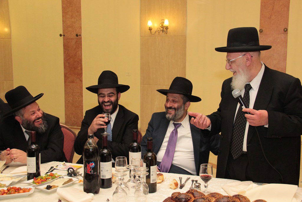 אריה דרעי חגג ברית לנכד, אלי ישי נעדר • תמונות