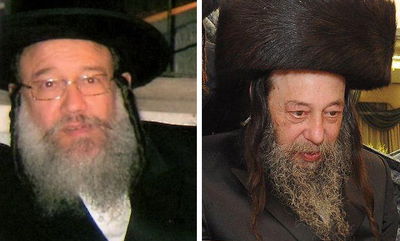 מימין: רבי גדליה משה, משמאל: רבי שלמה