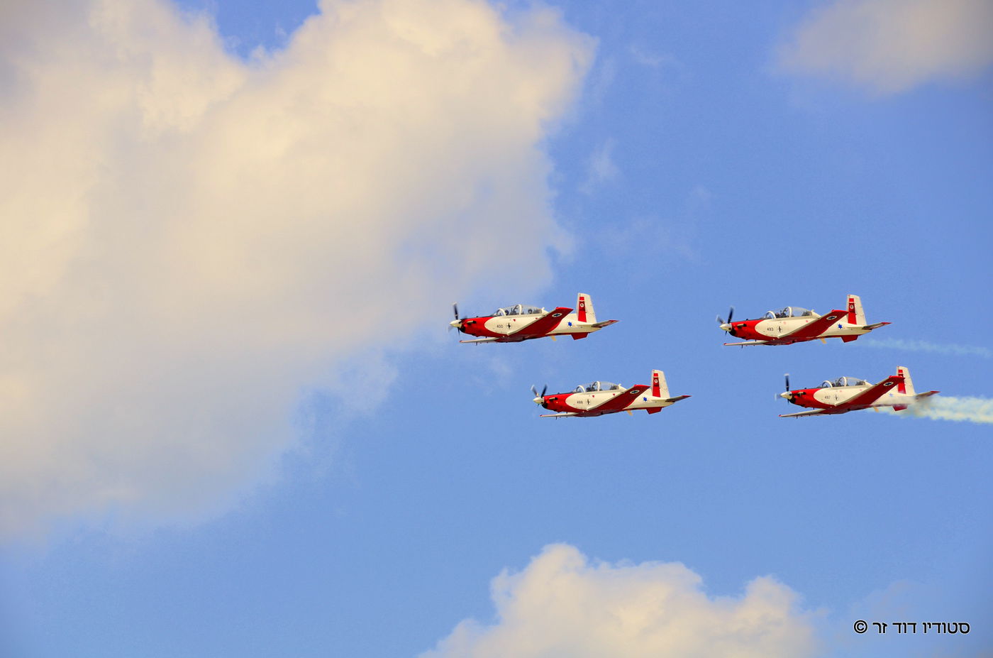 מטס חיל האוויר: צפו בגלריה של דוד זר