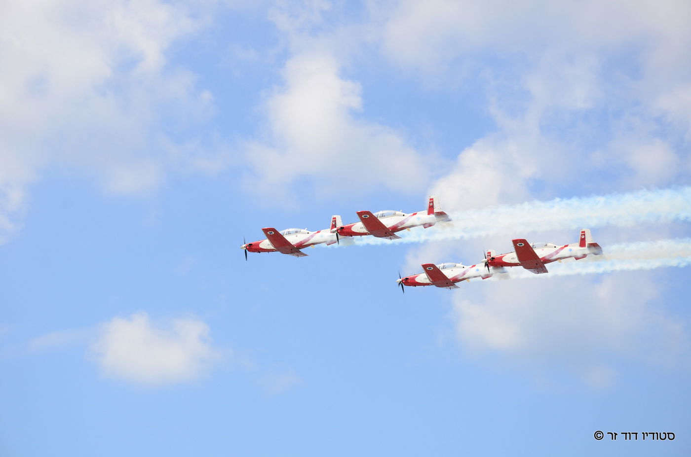 מטס חיל האוויר: צפו בגלריה של דוד זר