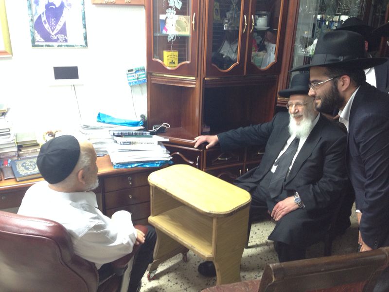 הרב שלום כהן נועד עם הרב מזוז: "נשתדל לעשות רצונו יתברך"