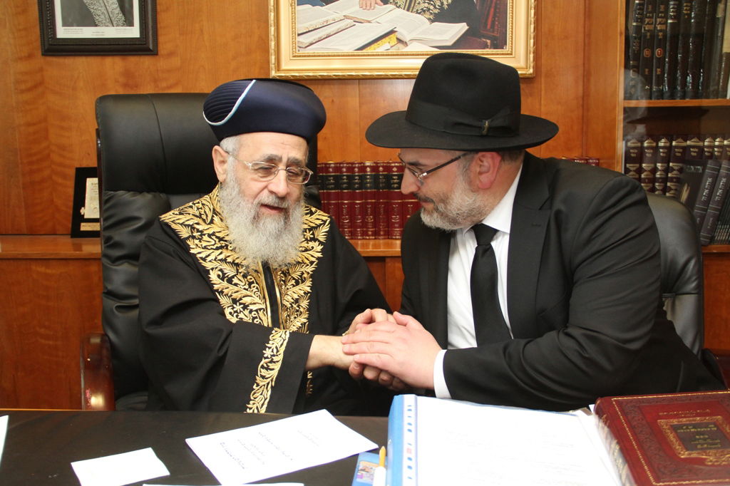 בחירות לרבנות צרפת: הרב לורן שלום ברוס התברך אצל גדולי ישראל • תמונות