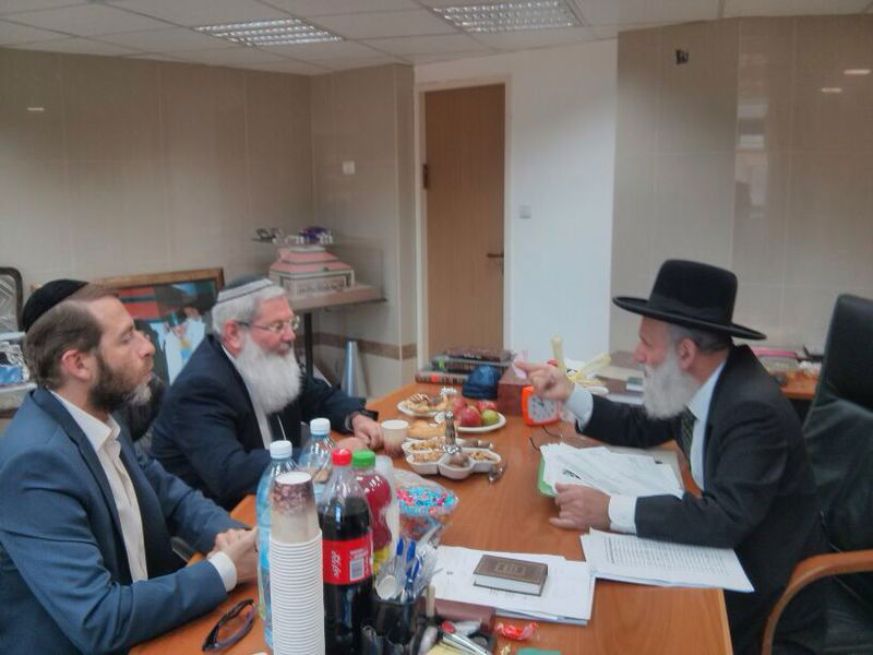 סגן שר הדתות אלי בן דהן נפגש עם הגאון רבי ראובן אלבז