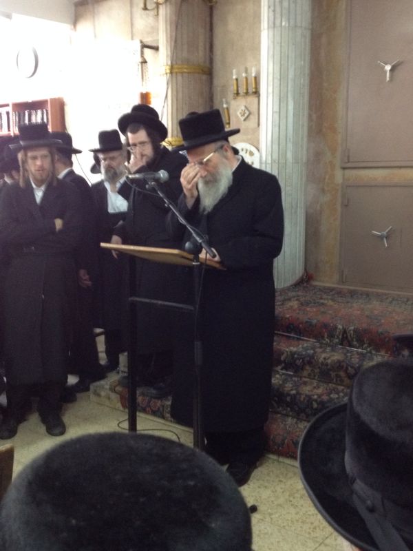 בני ברק: הרב שרגא צבי אלטמן הובא למנוחות