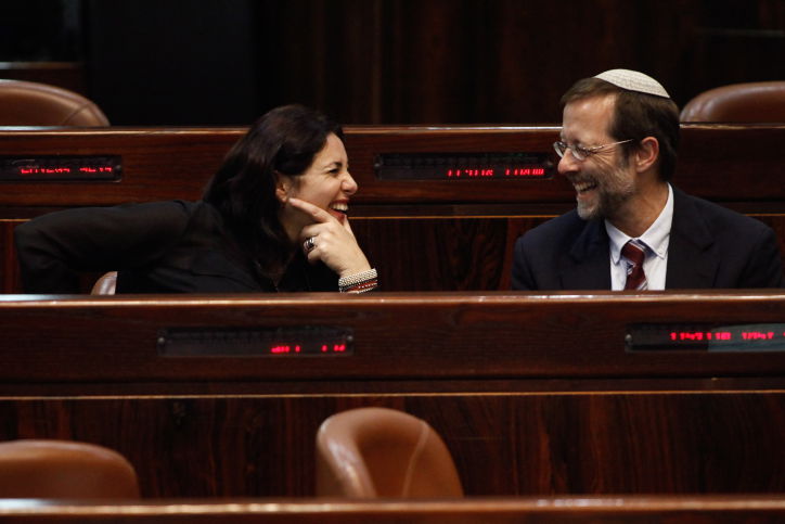 הח"כים משה פייגלין ומירי רגב