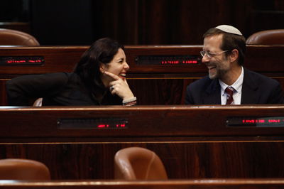 הח"כים משה פייגלין ומירי רגב