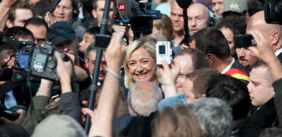 מנהיגת הימין הקיצוני בצרפת מרין לה פן