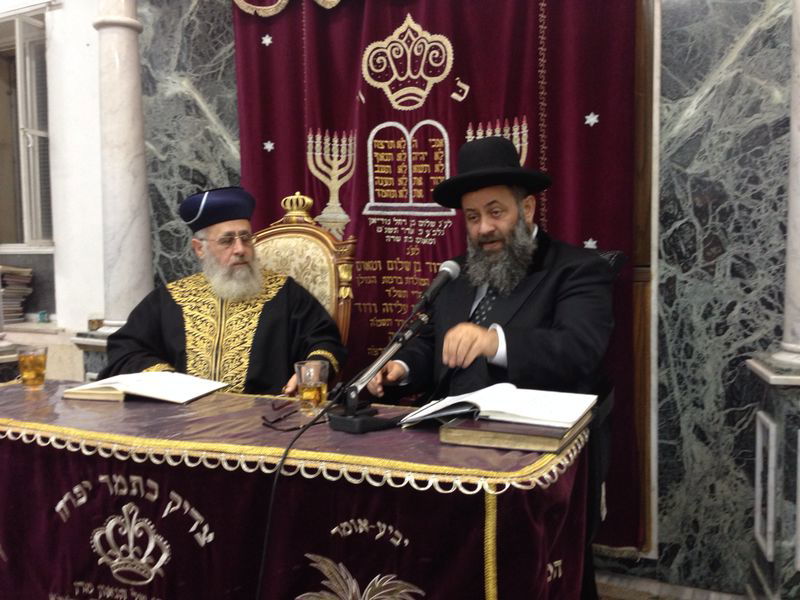 הגר"י יוסף וחכם יעקב גאגולה, אמש