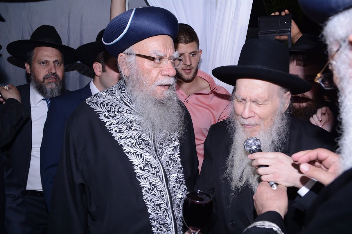 צפו בגלריה: חתונת נכד הראשל"צ הגאון רבי שלמה משה עמאר
