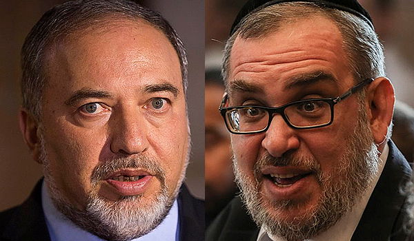 יעקב אשר ואביגדור ליברמן