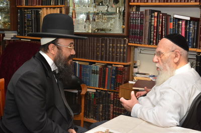 הרב איפרגן אצל הגר"ש כהן