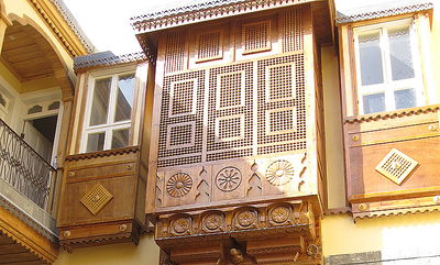 בית פרחי ברובע היהודי בדמשק, סוריה