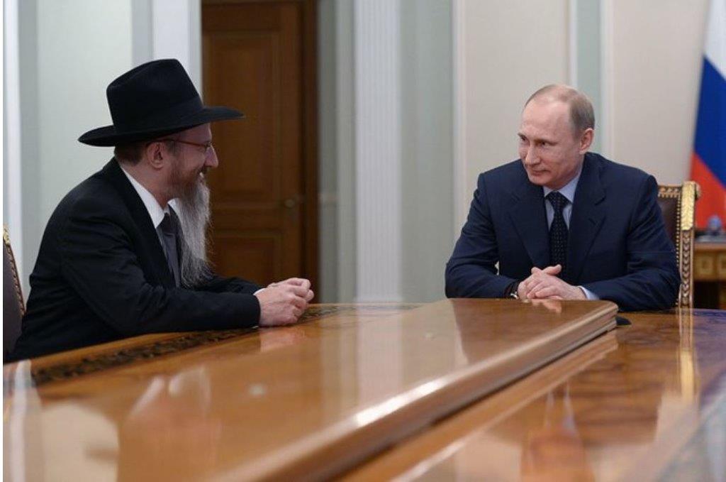 הרב בערל לאזאר עם נשיא רוסיה פוטין