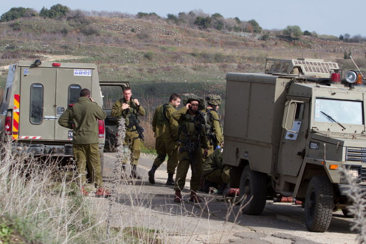כוחות צה"ל בסמוך לגבול עם סוריה