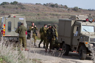כוחות צה"ל בסמוך לגבול עם סוריה