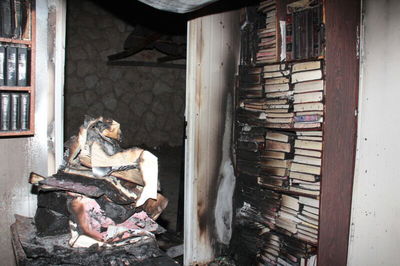 בצהרי החג: בית כנסת  בהר נוף עלה באש; חשד להצתה