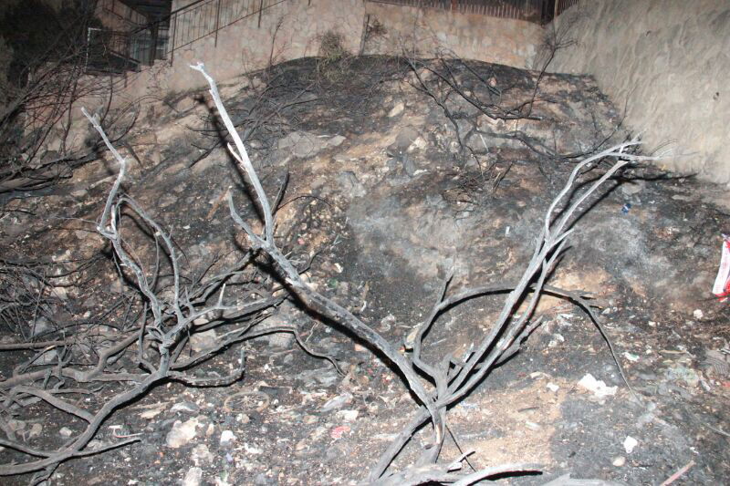 בצהרי החג: בית כנסת בהר נוף עלה באש; חשד להצתה