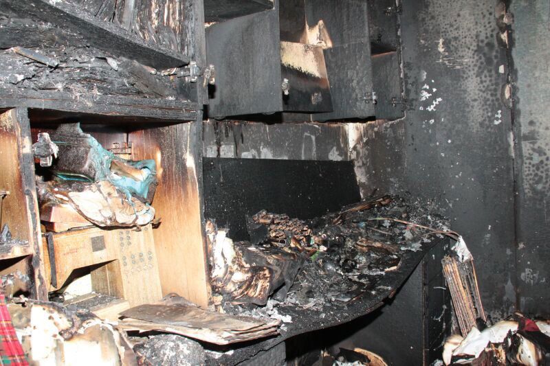 בצהרי החג: בית כנסת בהר נוף עלה באש; חשד להצתה