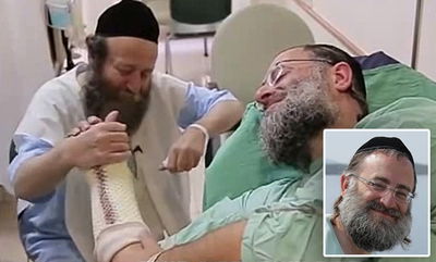 רפאל שילץ התורם, עם שלמה קנפלמכר המושתל