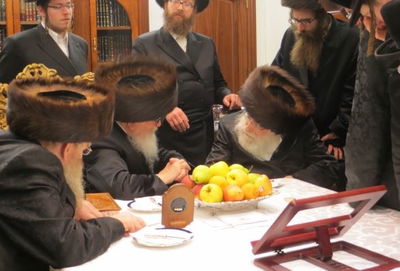 צפו בגלריה: גאב"ד מלבורן בסבב ביקורים אצל אדמו"רי ארצות הברית