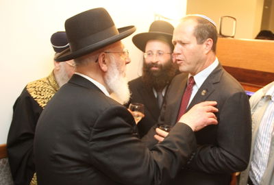 הגר"ש כהן וניר ברקת, אמש