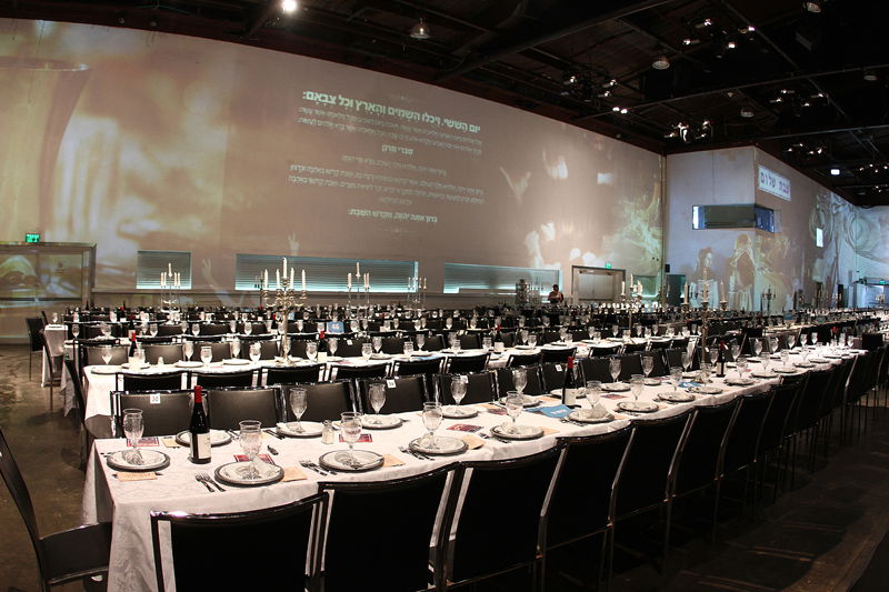 שיא: סעודת השבת הגדולה בעולם נערכה בתל אביב