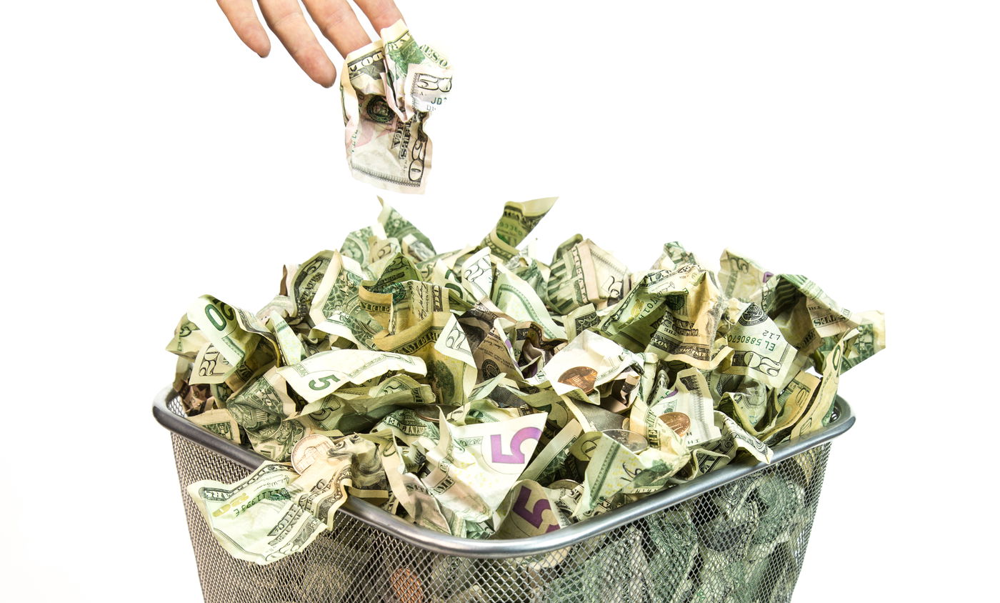אל תשליכו את הכסף שלכם לפח