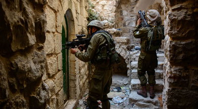 חיילי צה"ל בחיפושים אחר שלושת תלמידי הישיבה החטופים