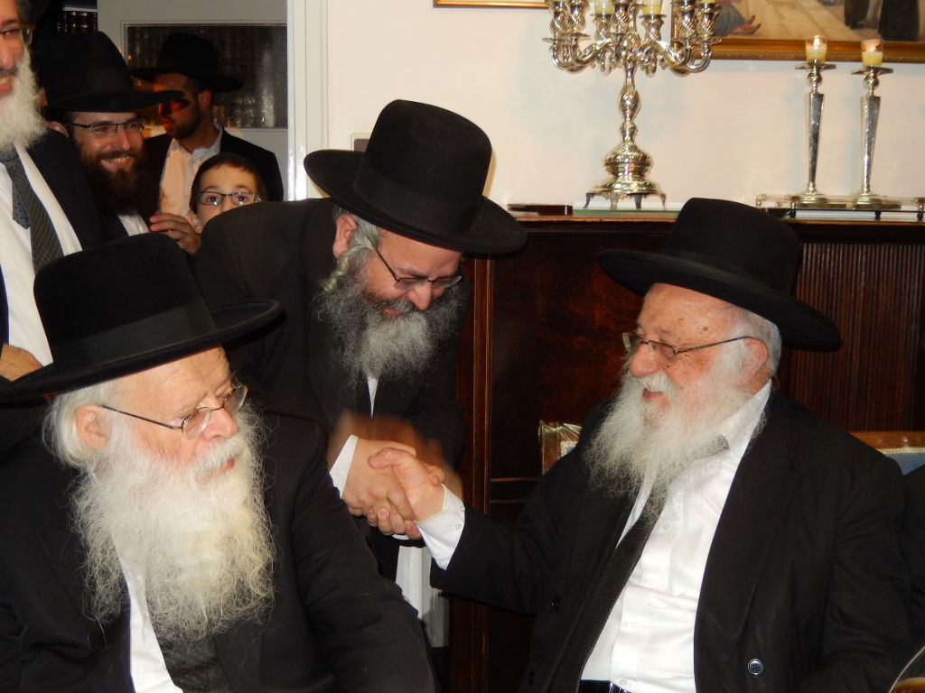 תיעוד: ראשי ישיבת פוניבז' השתדכו