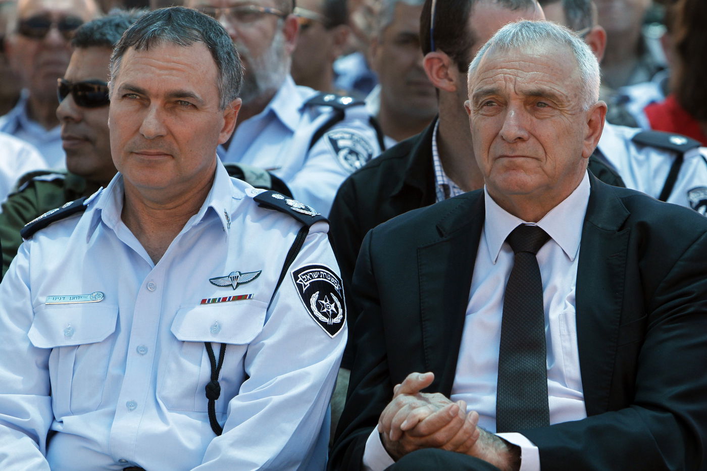 אהרונוביץ והמפכ"ל יוחנן דנינו