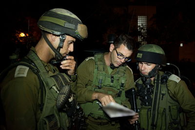 חיילי צה"ל בחיפושים אחר החטופים