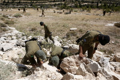 חיפושי חיילי צה"ל לאיתור החטופים