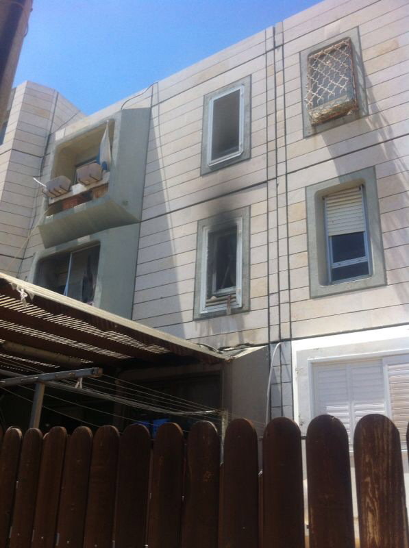 פצוע קשה בשריפה בקרית מלאכי