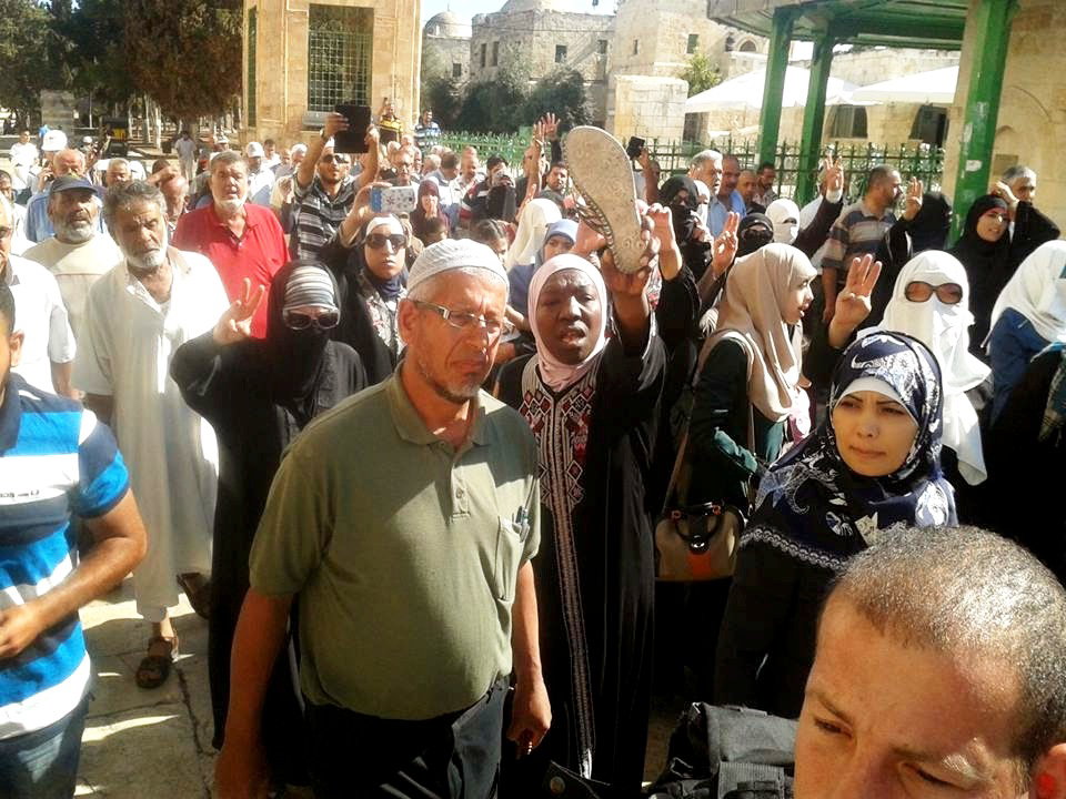 צפו בוידאו: "מוות ליהודים" בהר הבית