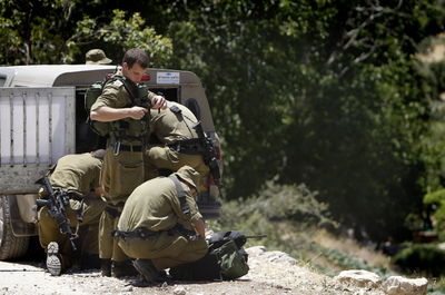 החיפושים של כוחות הצ"ל אחר החטופים