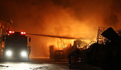 הפיצוץ במפעל בשדרות אמש