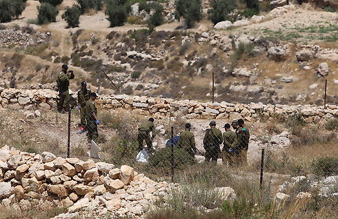 השטח בו נמצאו הגופות