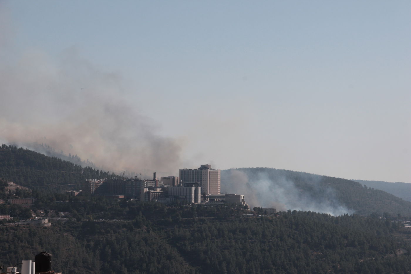 3 שריפות ליד ירושלים: תושבים פונו