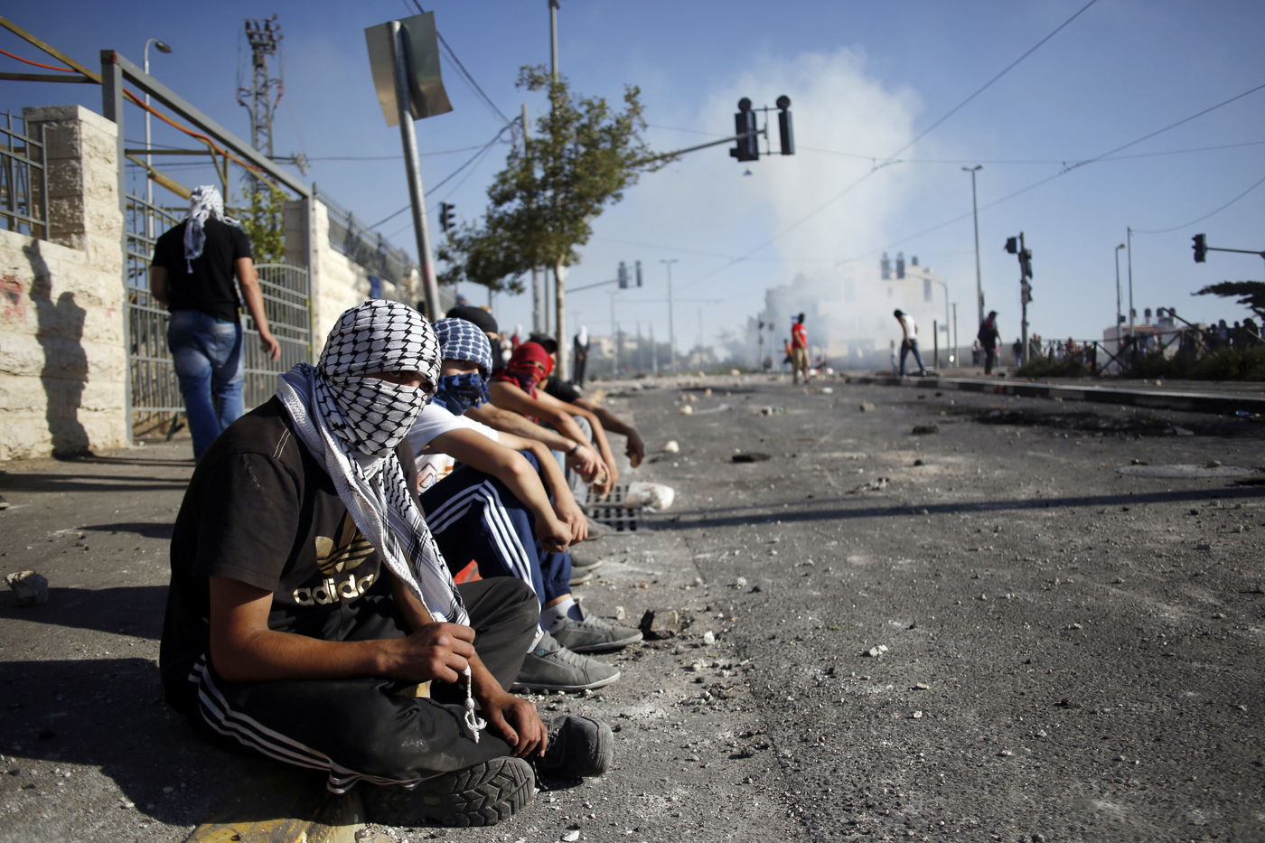 המפגינים במזרח ירושלים