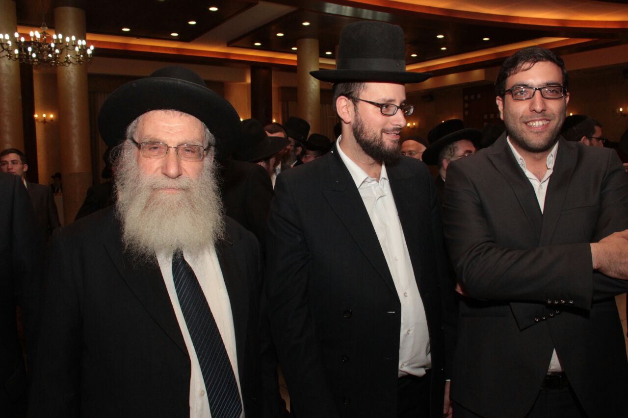 גלריה: הגר"ח קנייבסקי רקד אצל "המלך" אברהם רובינשטיין