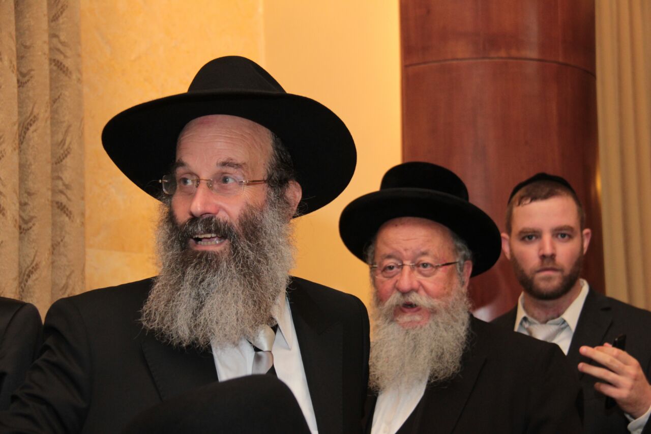 גלריה: הגר"ח קנייבסקי רקד אצל "המלך" אברהם רובינשטיין