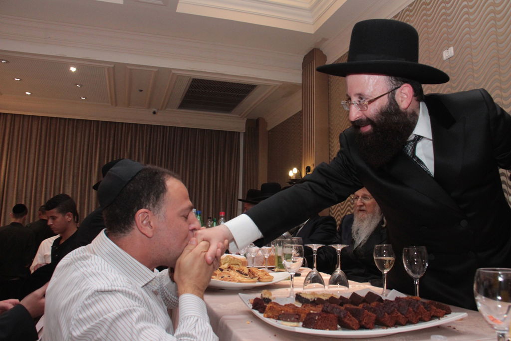 הרב שמואל רבינוביץ חיתן, כל המי ומי התייצבו • גלריה