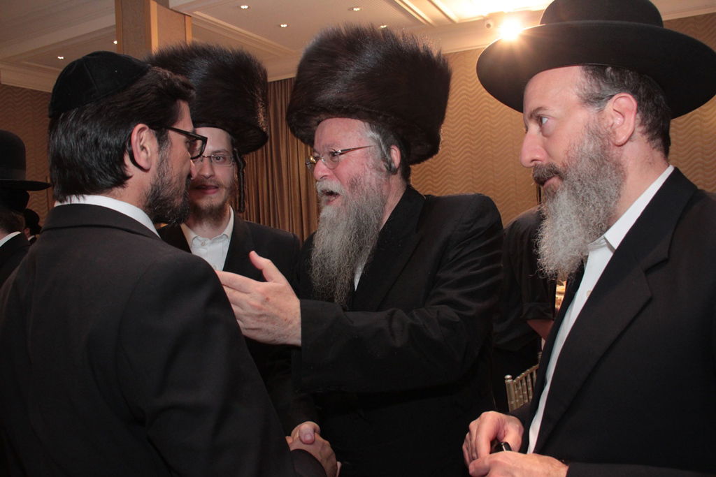 הרב שמואל רבינוביץ חיתן, כל המי ומי התייצבו • גלריה