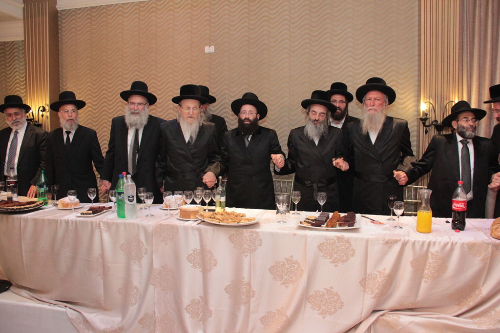 הרב שמואל רבינוביץ חיתן, כל המי ומי התייצבו • גלריה