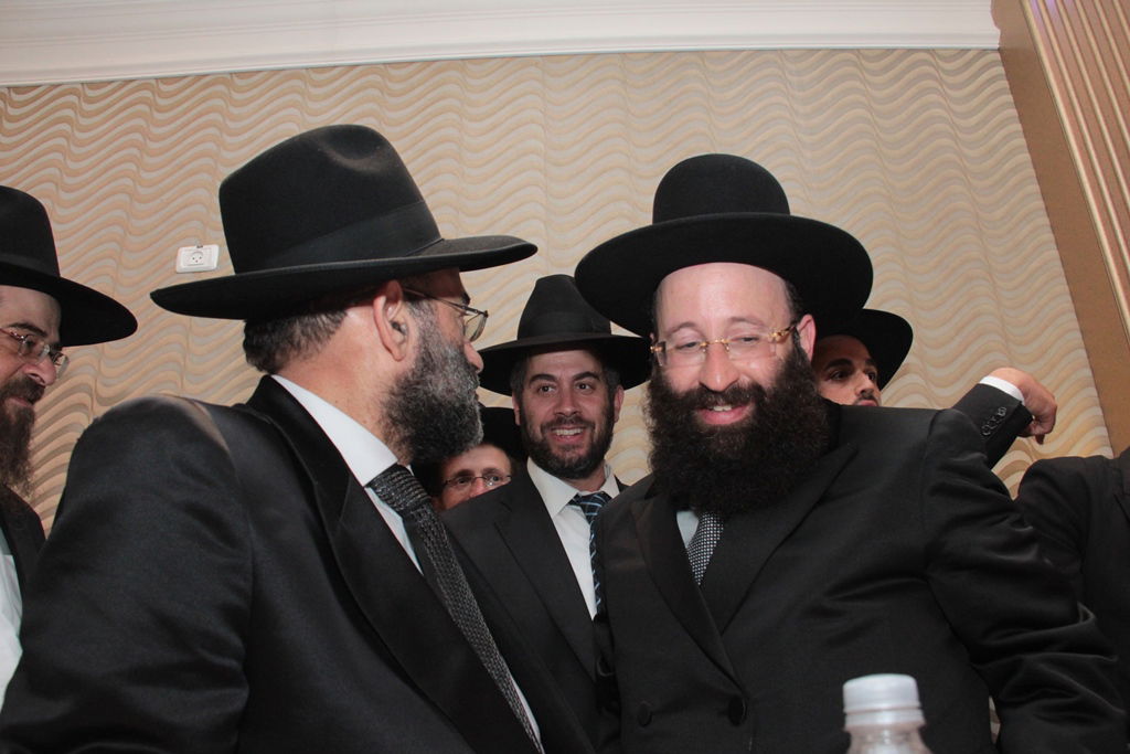 הרב שמואל רבינוביץ חיתן, כל המי ומי התייצבו • גלריה